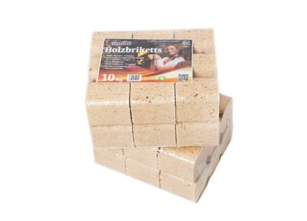 Uckermark Holzbriketts Nadelholz 10kg Pack